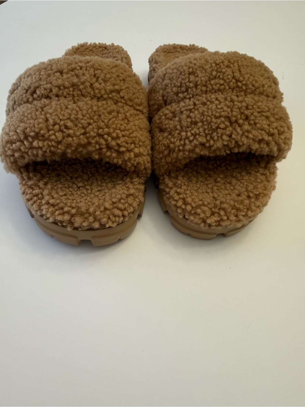 AUTHENTIC UGG Cozetta Curly Slide Slippers | Women’s Size 9 | Chestnut | NWT - Picture 10 of 11